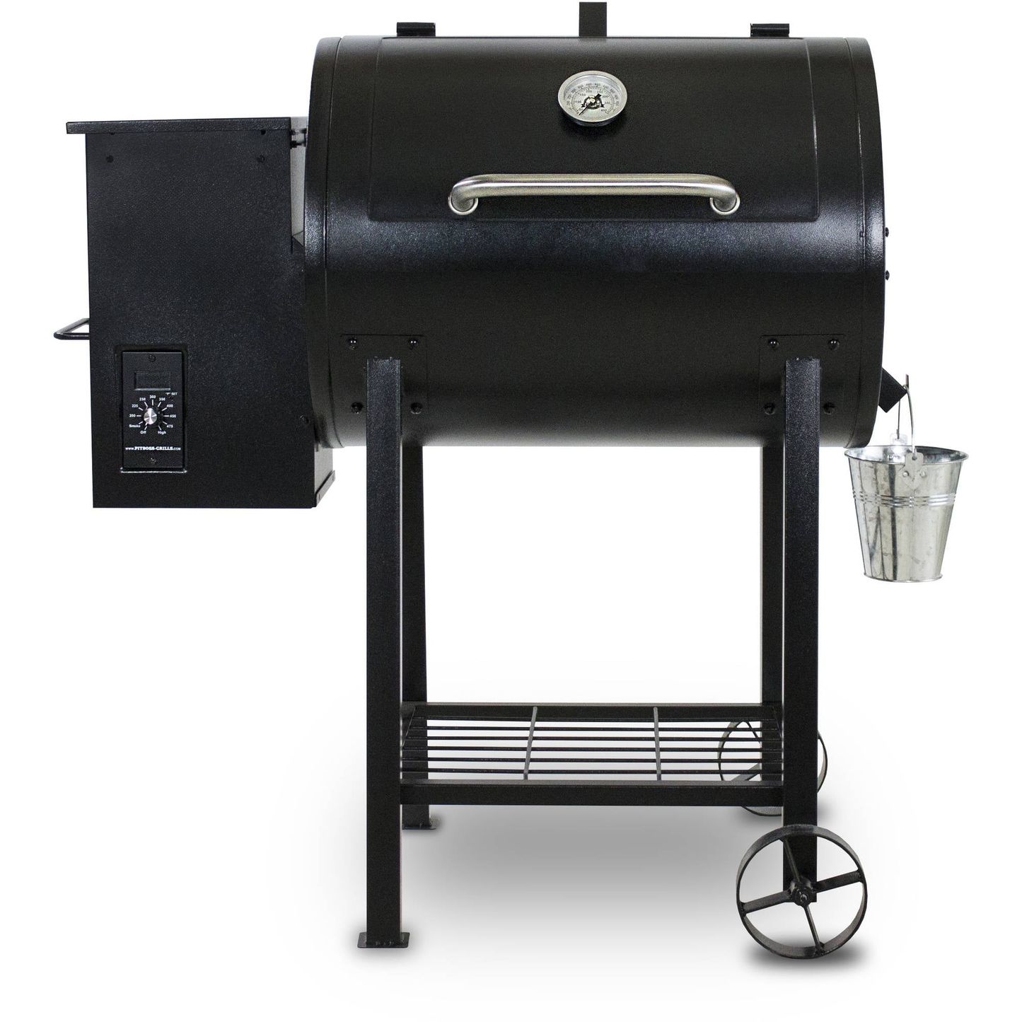 Wood-burning pellet grill with flame oven, cooking space 700 square inches