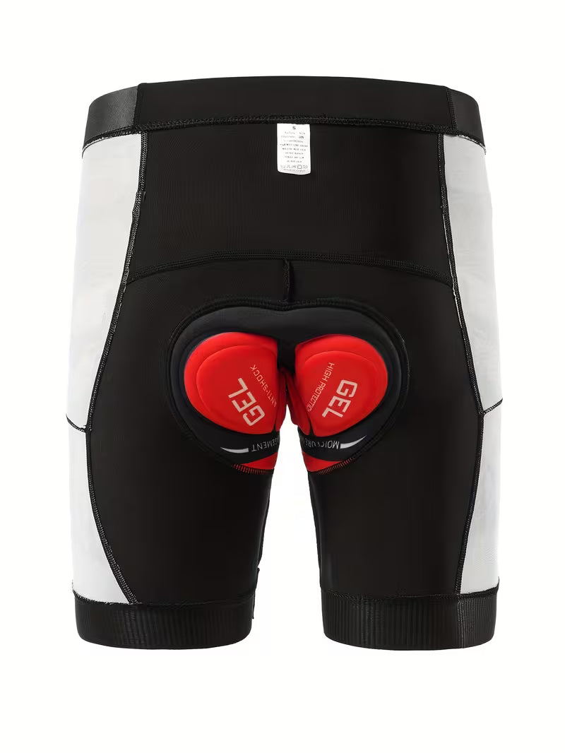 Pro-Fit Men’s 3D Padded Cycling Shorts | Lightweight, Medium Elasticity Road & Mountain Bike Shorts