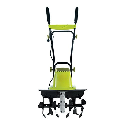 16-Inch 12-Amp Electric Tiller and Cultivator , Green