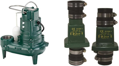 Sewage Pump, 1/2 HP Automatic – Heavy-Duty Submersible Sewage, Effluent or Dewatering Pump