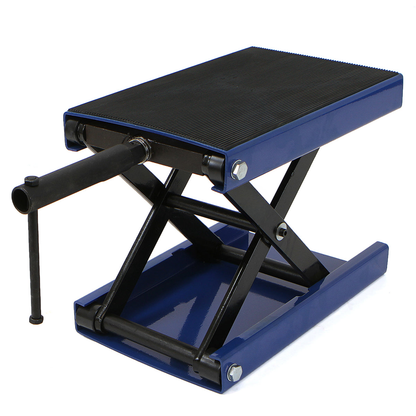 Heavy Duty Motorcycle Jack Center Scissor Lift 1100lbs Dolly Table