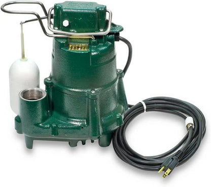 Sewage Pump, 1/2 HP Automatic – Heavy-Duty Submersible Sewage, Effluent or Dewatering Pump