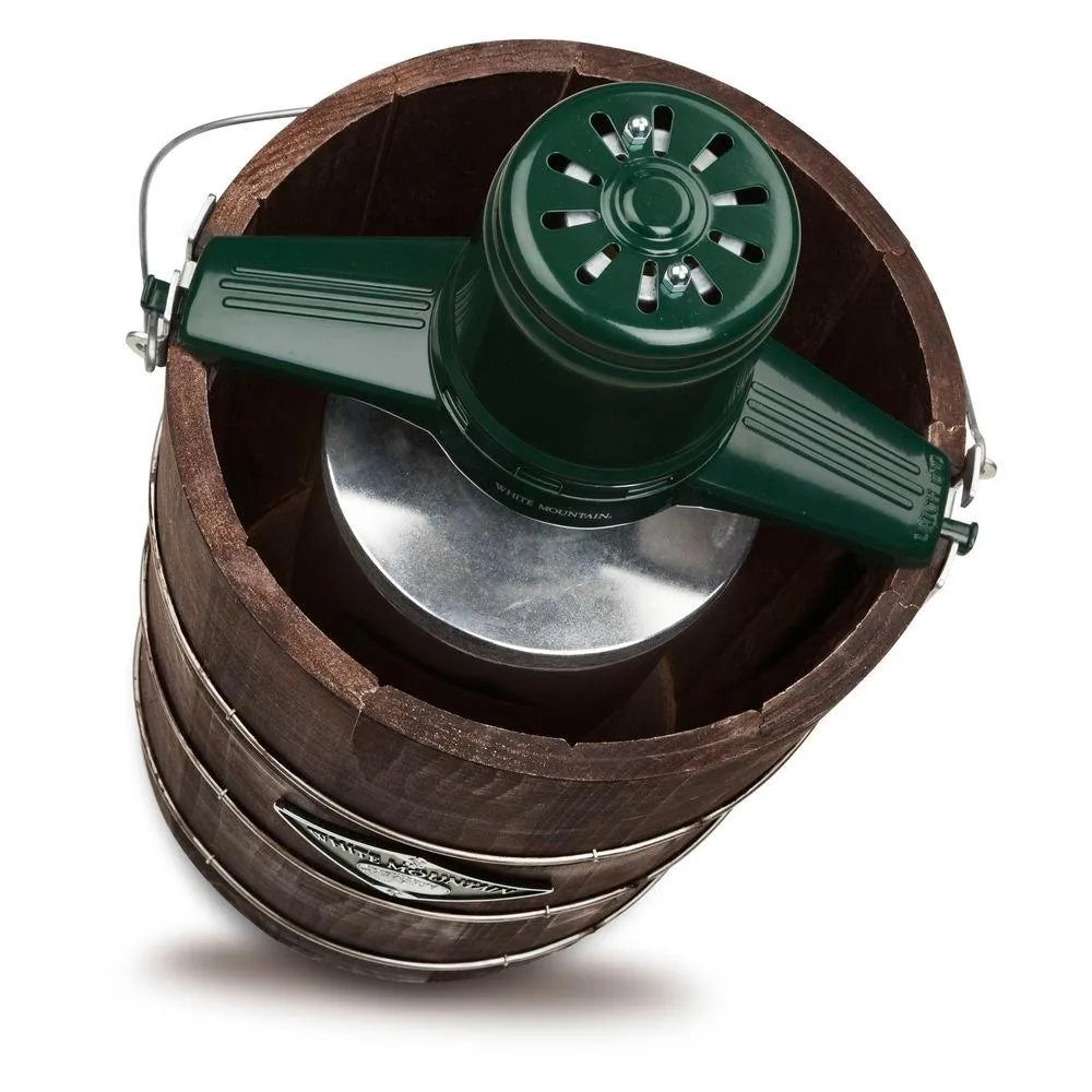 Green and Brown Electric Ice Cream Maker