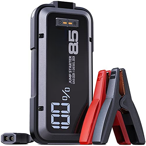 2000 Amp 20000mAh Car Starter for up to 8.5L Gas and 6L Diesel Engines