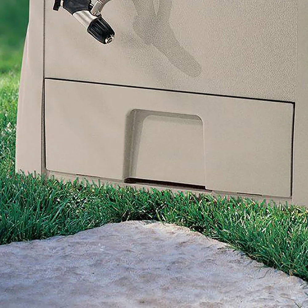 Powerwind Auto Power Rewind Hose Reel, Light Taupe