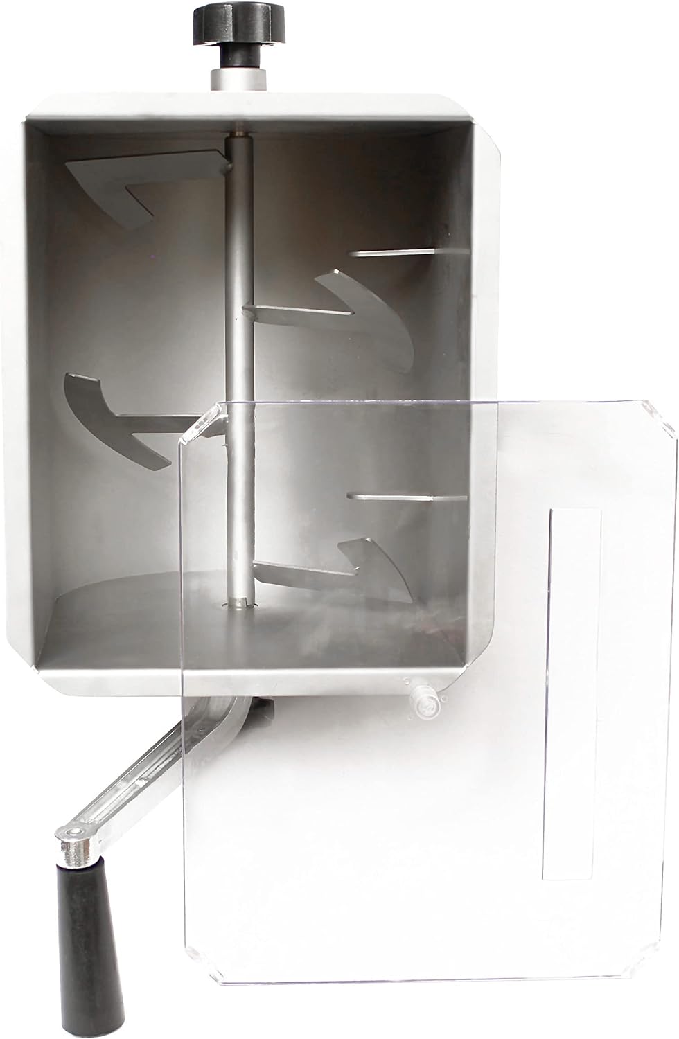 Manual Meat Mixer – 20 lb Sausage Mixer Machine with Lid, Ideal for Ground Beef Processing