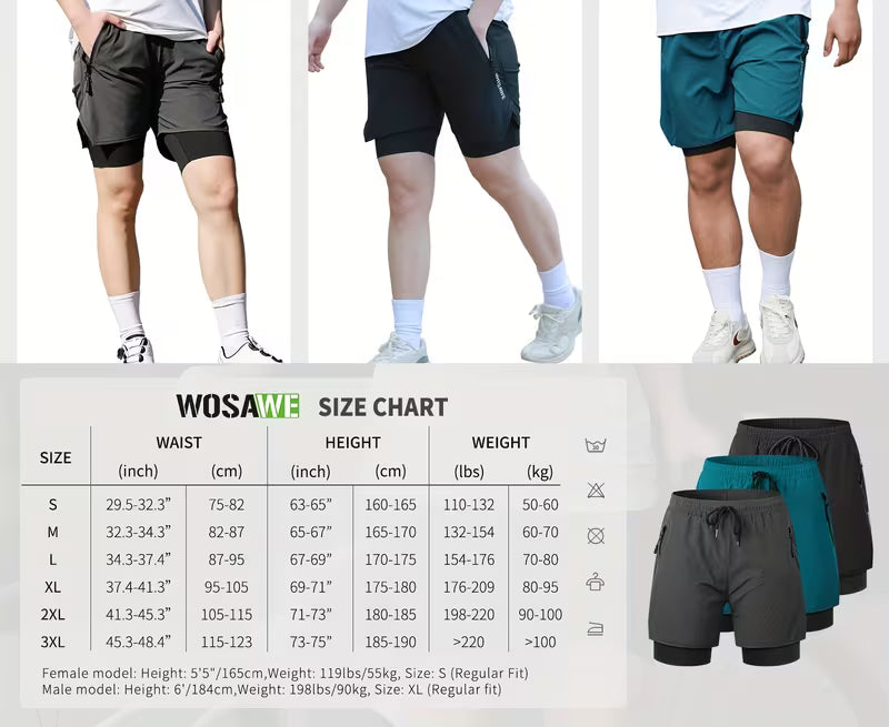 Unisex Multi-Sport Outdoor Shorts | Quick-Drying & Sweat-Resistant Fitness, Running & Mountain Biking Trousers