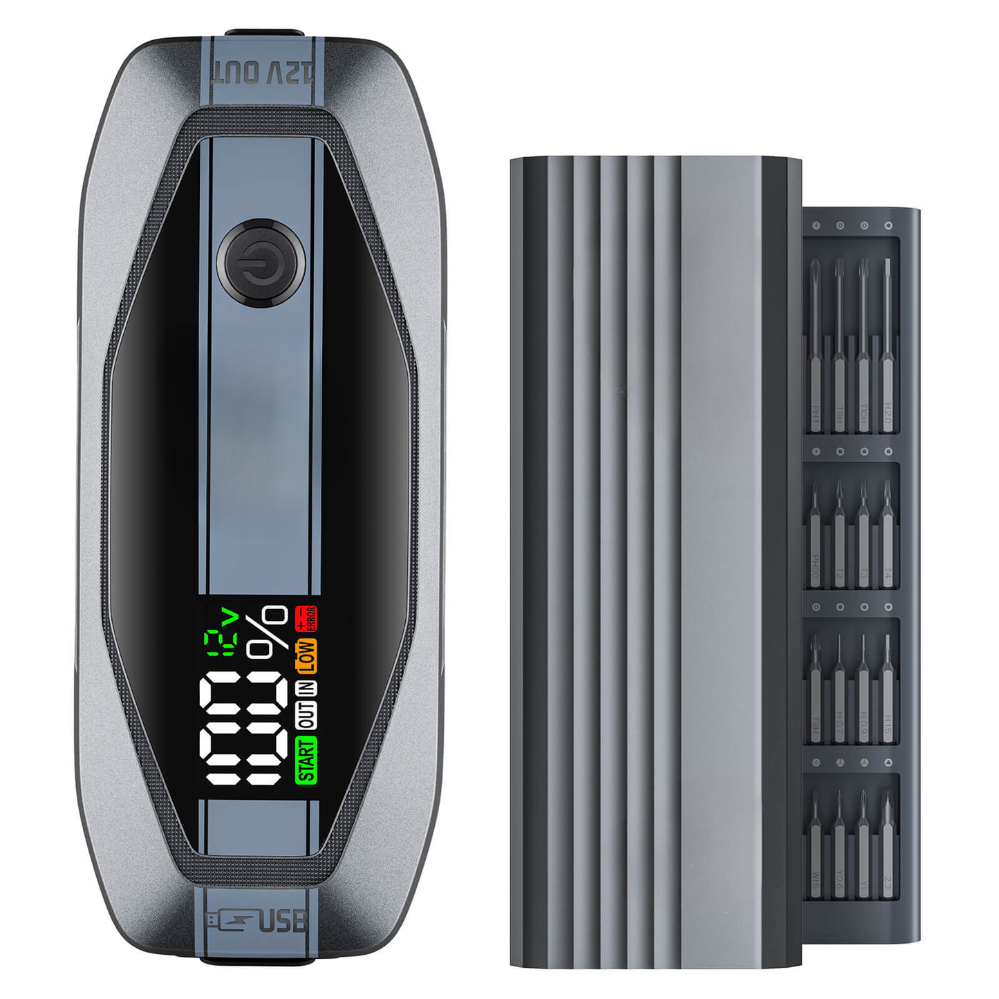 Precision Electric Screwdriver and T8 APEX Jump Starter Standard Package