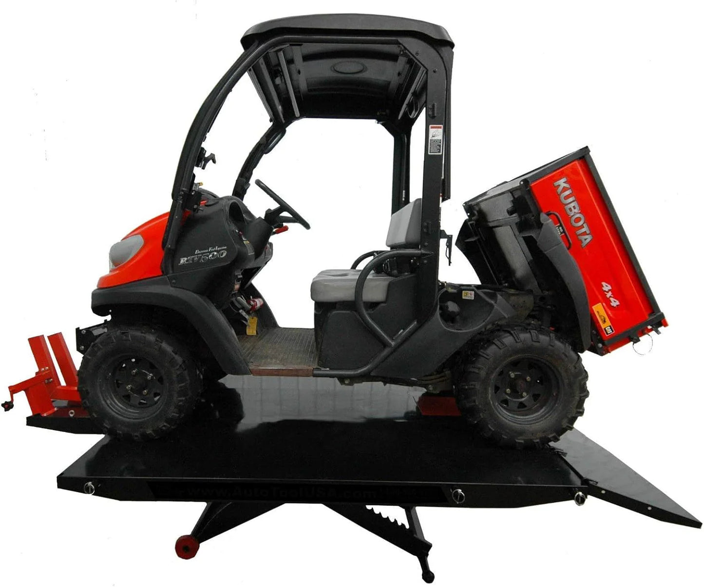 1500LB Air-Operated Motorcycle & ATV Lift Table – 48" Wide with Side Extensions, 2-Year Warranty