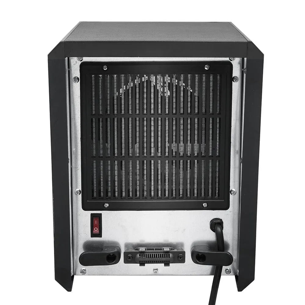 Portable Space Heater, 750W/1500W Small Infrared Heater w/ Remote, LED Display, 3 WorModes, Safe Electric Heater for Home Office Bedroom with Overheat Protection, 11.58′′ x 9.72′′ x 12′′,