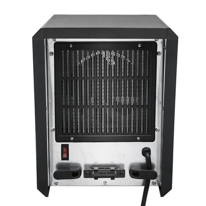 Portable Space Heater, 750W/1500W Small Infrared Heater w/ Remote, LED Display, 3 WorModes, Safe Electric Heater for Home Office Bedroom with Overheat Protection, 11.58′′ x 9.72′′ x 12′′,