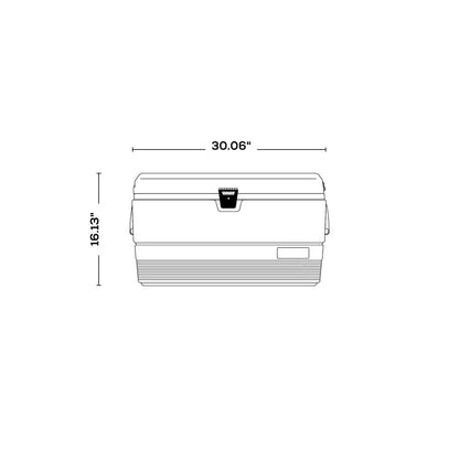 Marine Ultra Hard Cooler: 72qt White, Your Ultimate Marine Companion